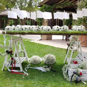 Tableau de mariage a Villa Teloni - Location per matrimoni