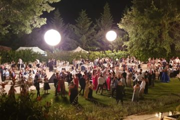 Cerimonia di sera a Villa Teloni - Location per matrimoni