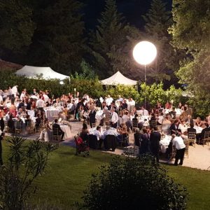 Cerimonia di sera a Villa Teloni - Location per matrimoni